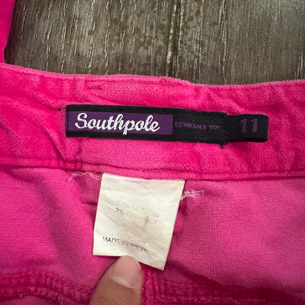 South Pole Pink Boot Cut Pants - Picture 7 of 16